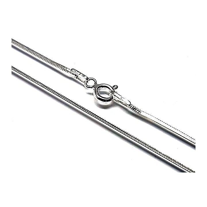 Cadena 50 cm cola de topo diamantada