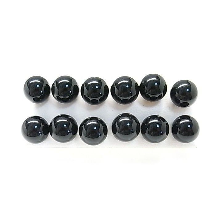 Pendiente bola blanca 10 mm