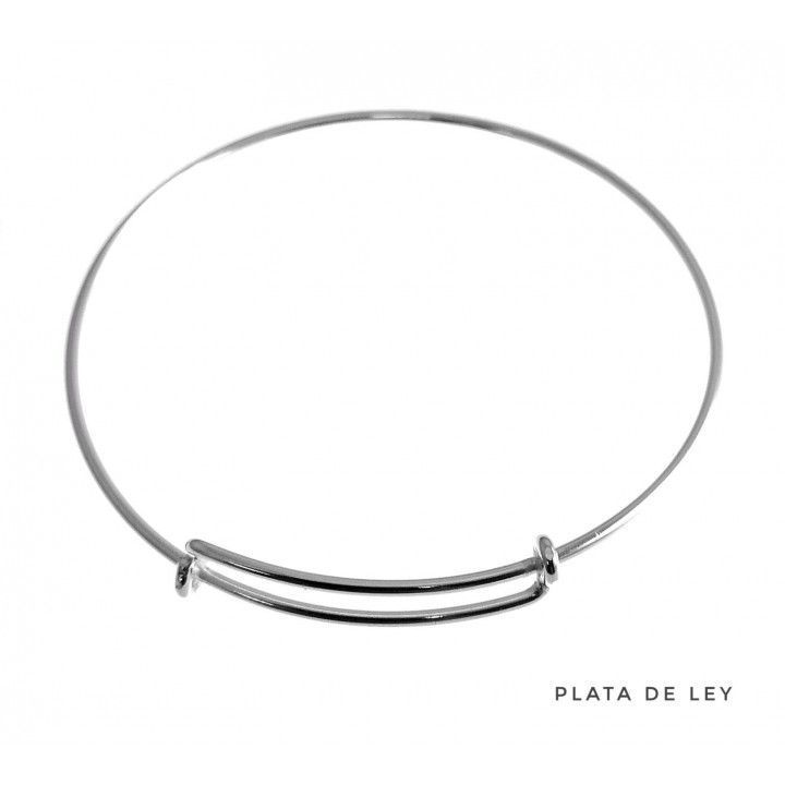 Pulsera rígida hilo corredizo