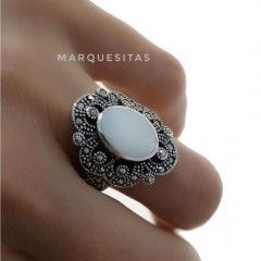 Sortija marquesitas nacar 