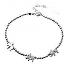 Pulsera bolas elefantes