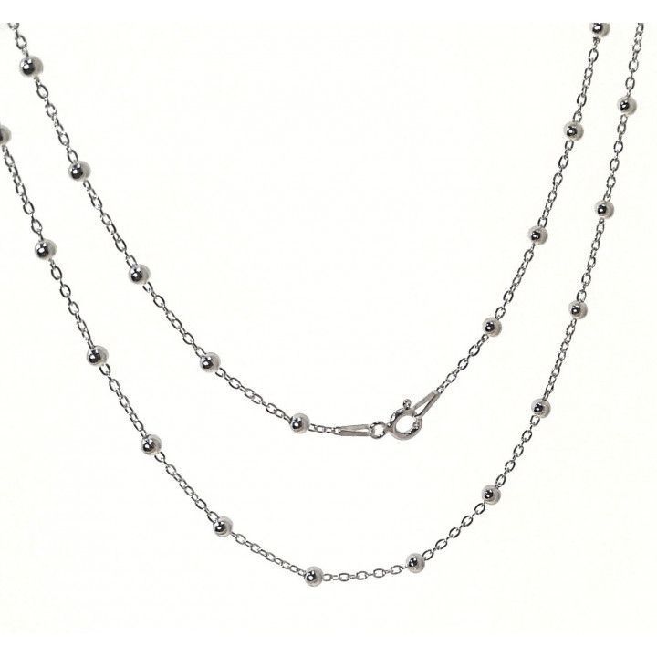 Cadena 60 cm bolas combinada