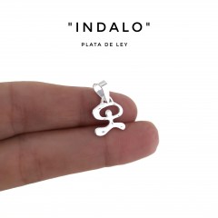 Colgante indalo tallado