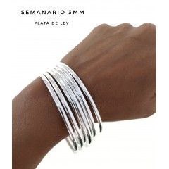 Semanario liso 3mm /70d