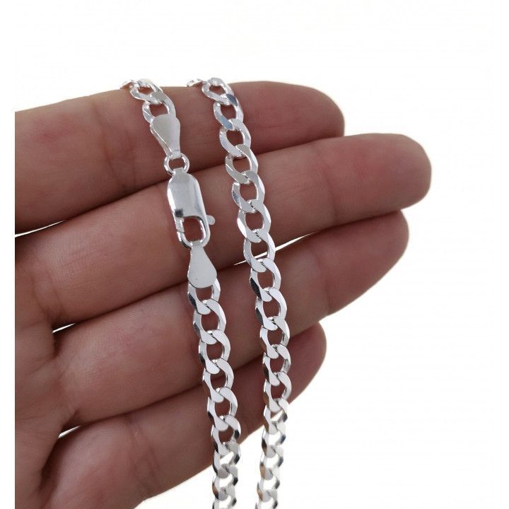 Cadena 60 cm barbada