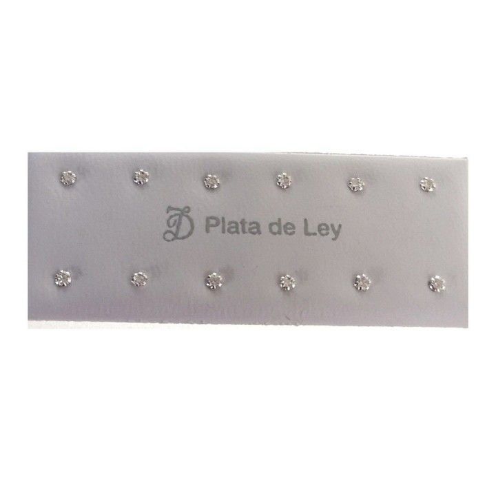 Pendiente circonita garra 2mm