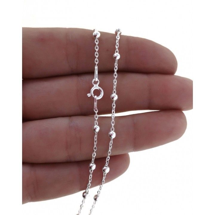 Cadena 40 cm bolitas