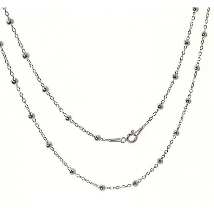 Cadena 40 cm bolitas