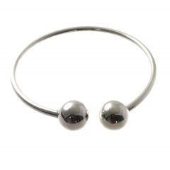 Pulsera tubo bolas 12mm