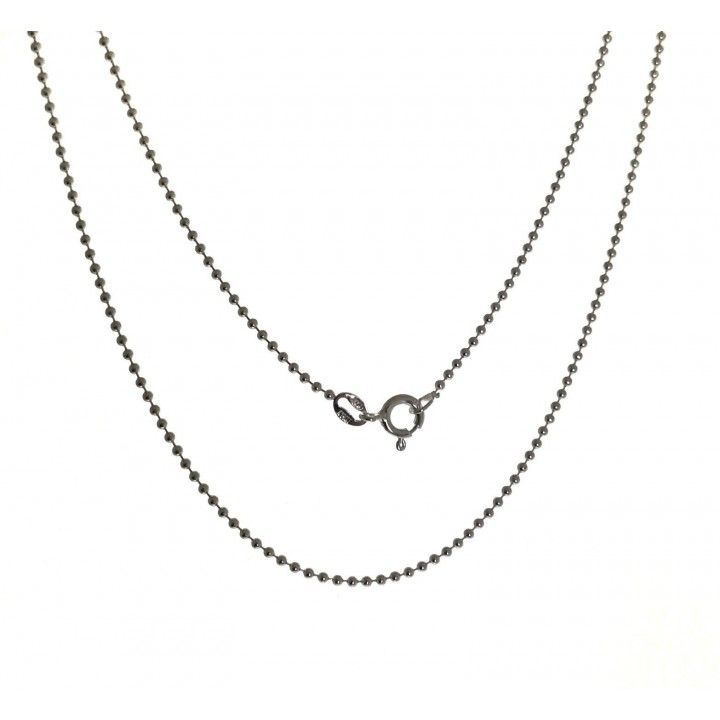 Cadena 45 cm bolitas