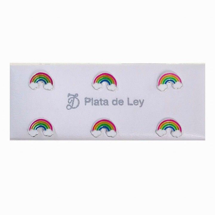 Pendiente infantil arcoíris 