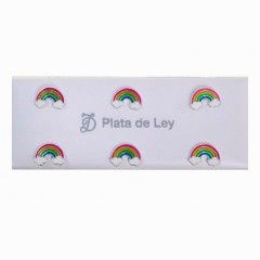 Pendiente infantil arcoíris 