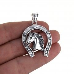 Colgante herradura caballo 