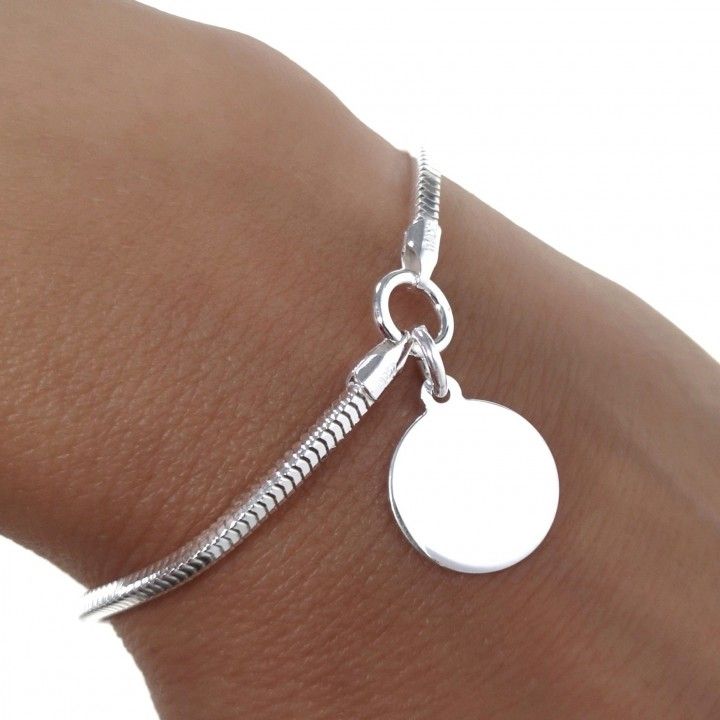 Pulsera disco colgando
