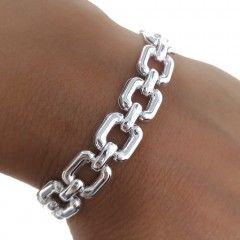 Pulsera estampada cuadros 