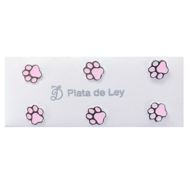 Pendiente infantil huella esmalte