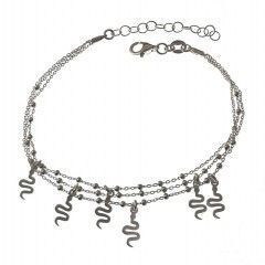 Pulsera serpientes colgando 