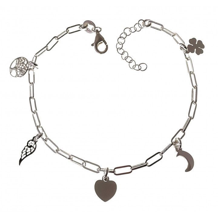 Pulsera fetiches cadena...