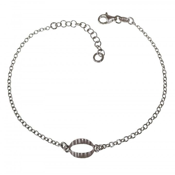 Pulsera rodio motivo