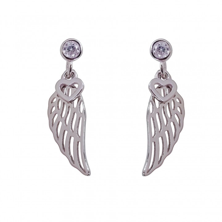 Pendientes De Plata Para Mujer Con Circonitas En Forma