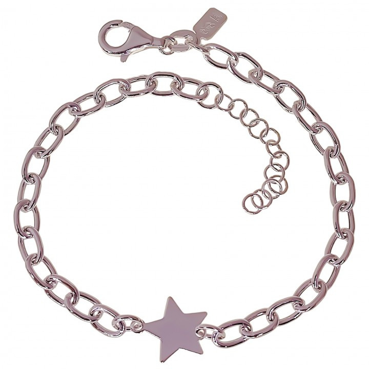 Pulsera eslabones estrella