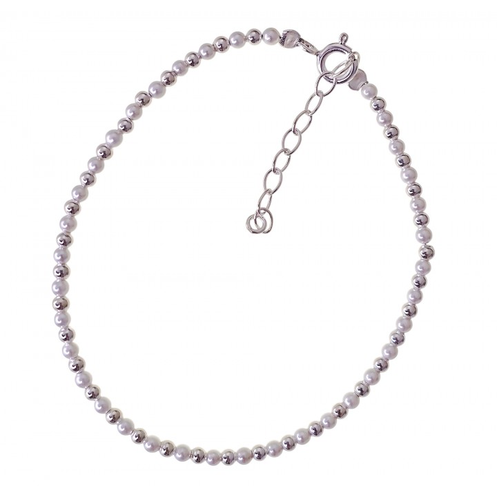 Pulsera bolas perla