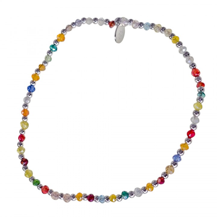 Pulsera elástica piedra color