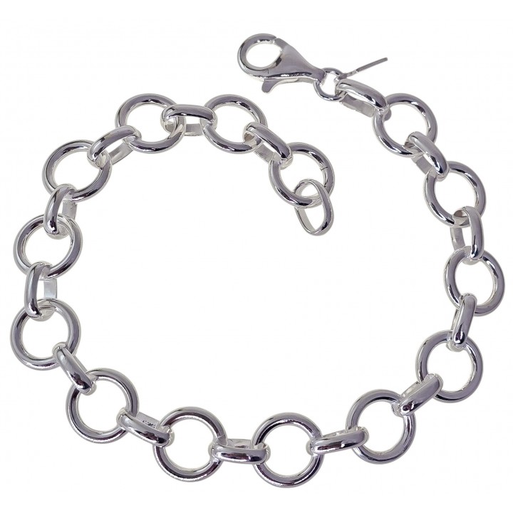 Pulsera asas huecas redondas