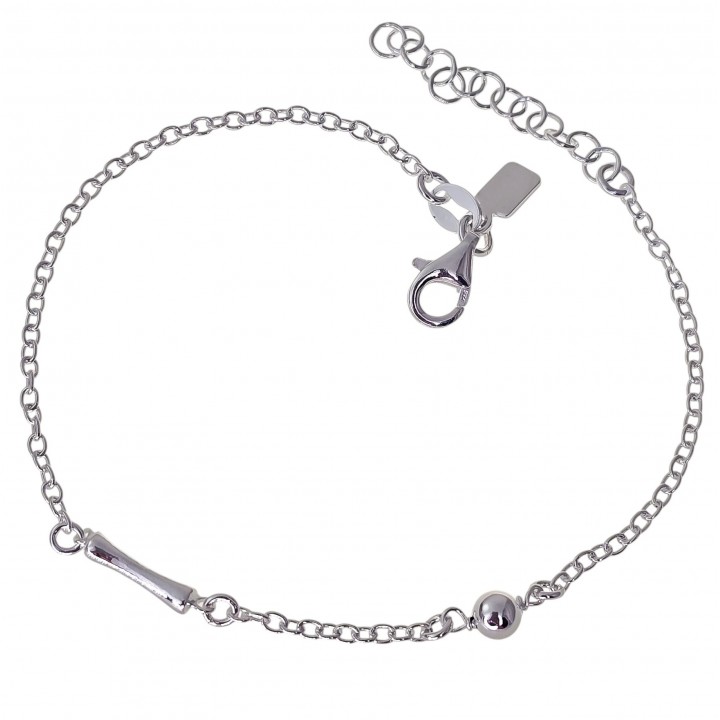 Pulsera rolo bola bambú