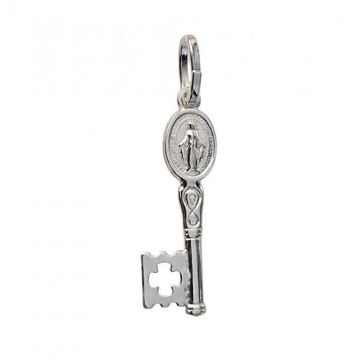 Colgante mini llave Milagrosa