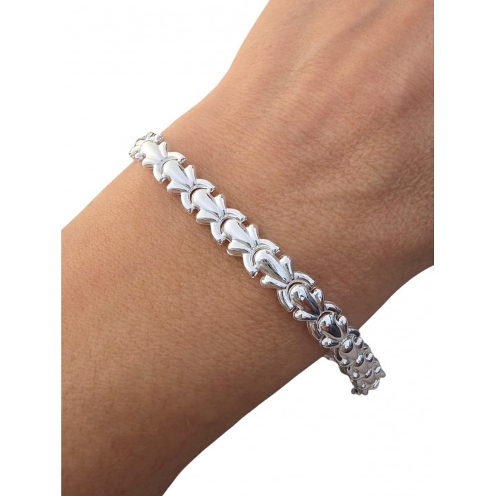 Pulsera estampada semi rígida