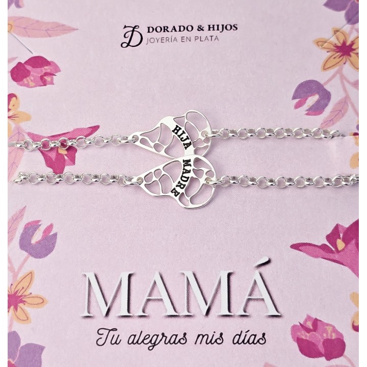 Pulsera doble madre e hija