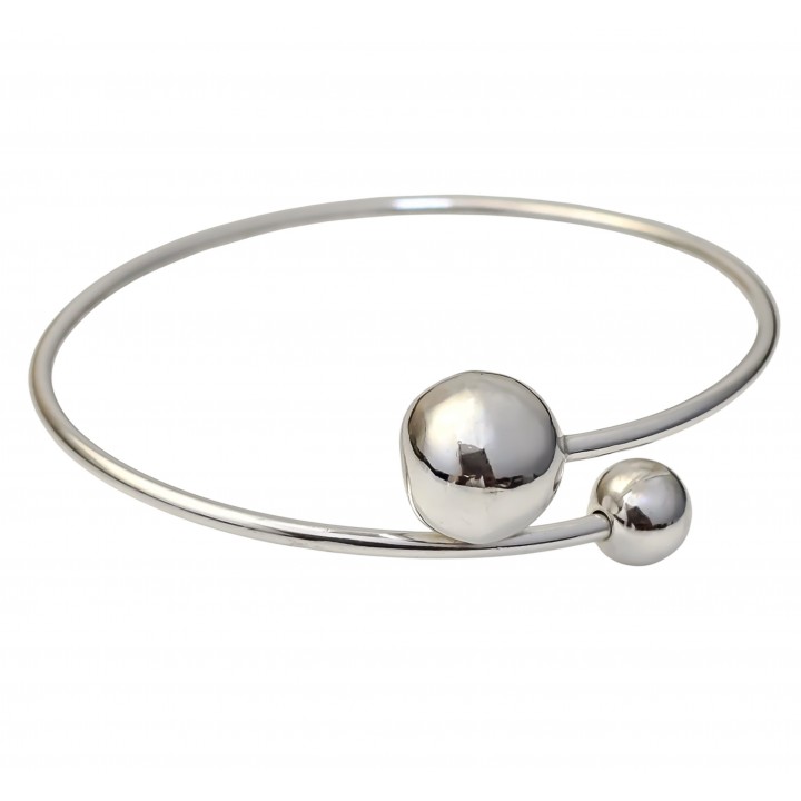 Pulsera rígida bolas