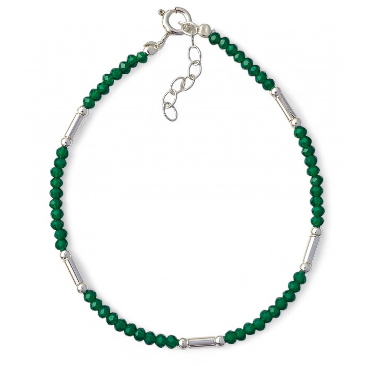 Pulsera piedra color toneles