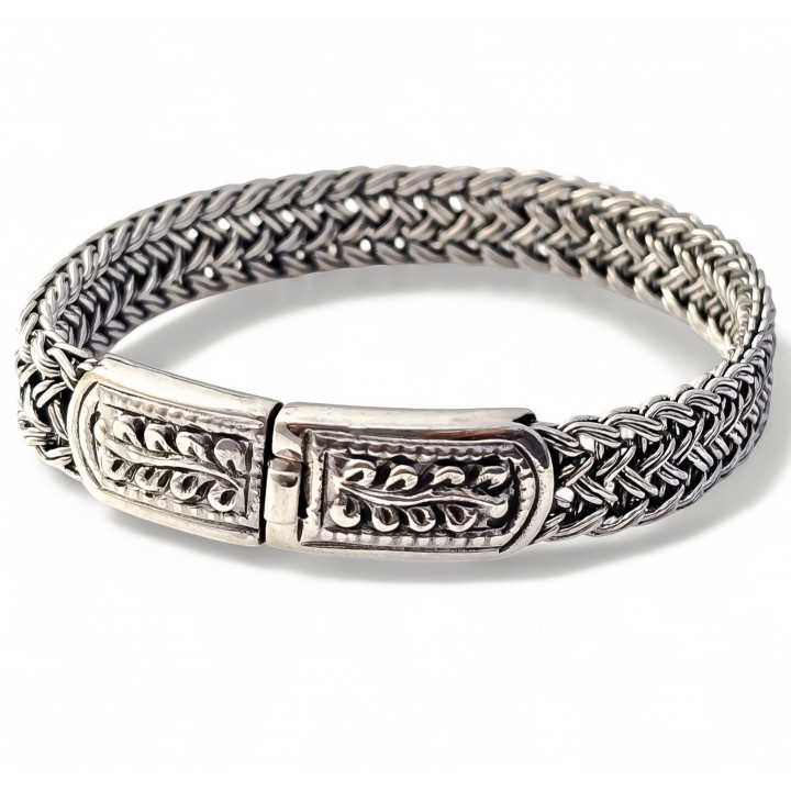 Brazalete trenzado oxi
