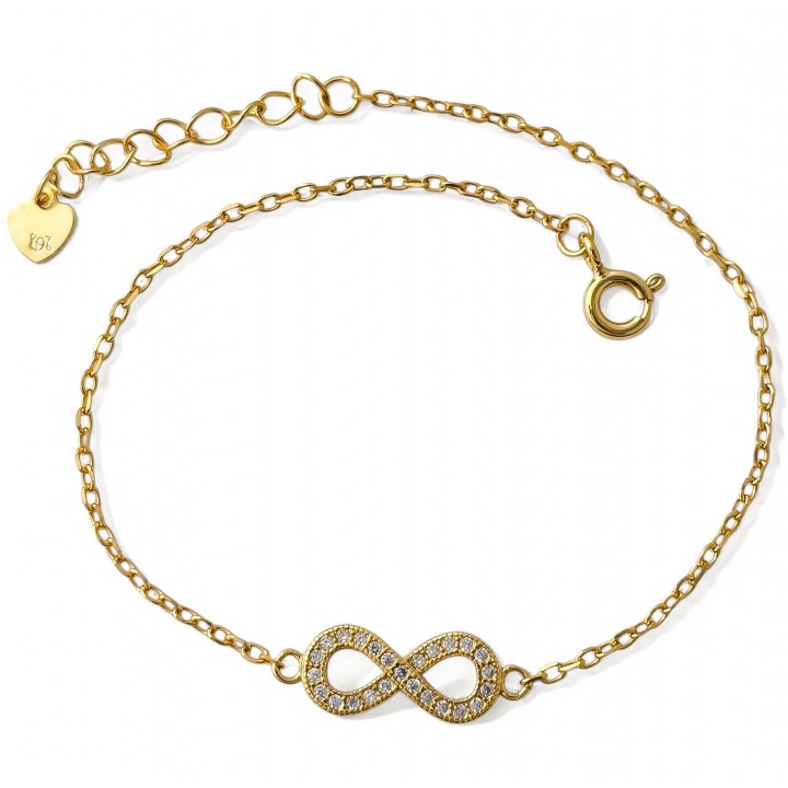 Pulsera chapada infinito...