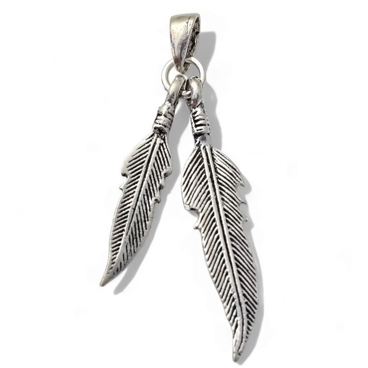 Colgante plumas
