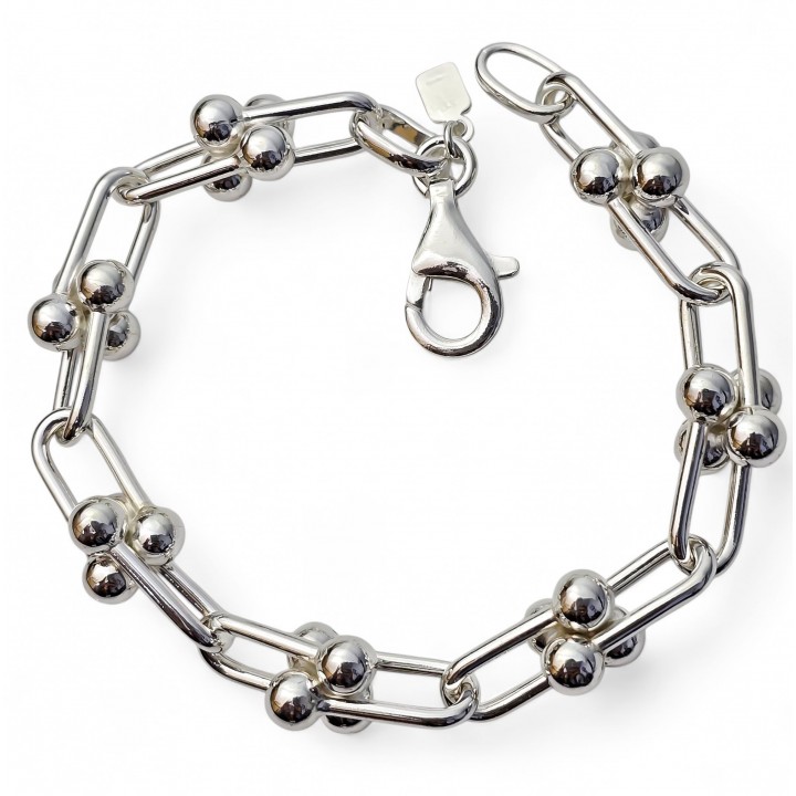 Pulsera eslabones bolas