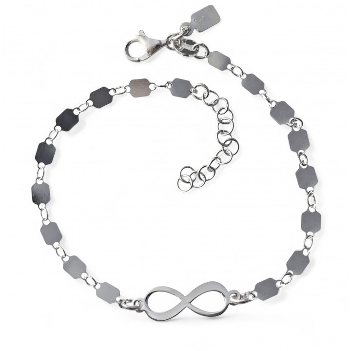 Pulsera chapitas infinito