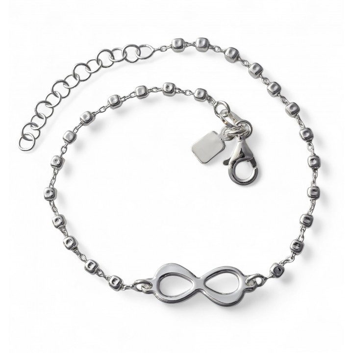 Pulsera cuadrados infinito