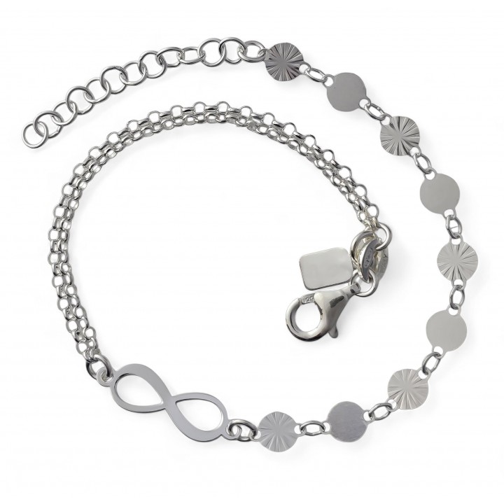 Pulsera doble cadena...