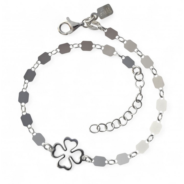 Pulsera chapitas trébol