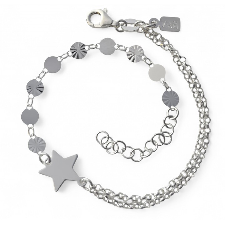 Pulsera doble cadena...