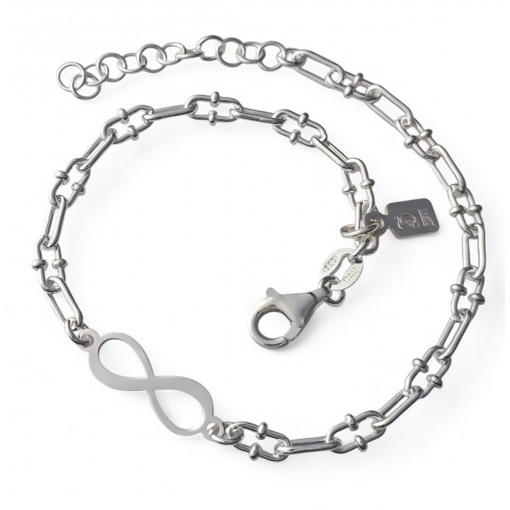 Pulsera eslabones infinito
