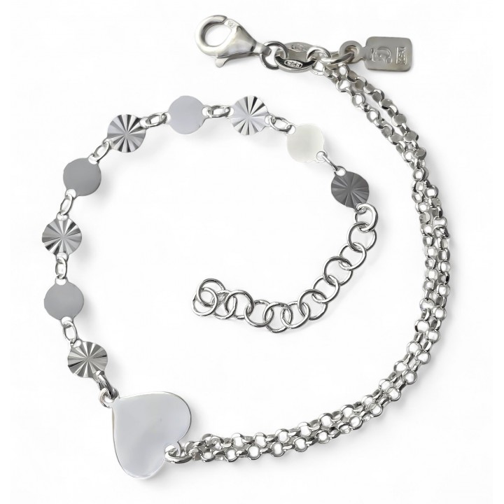 Pulsera doble cadena...