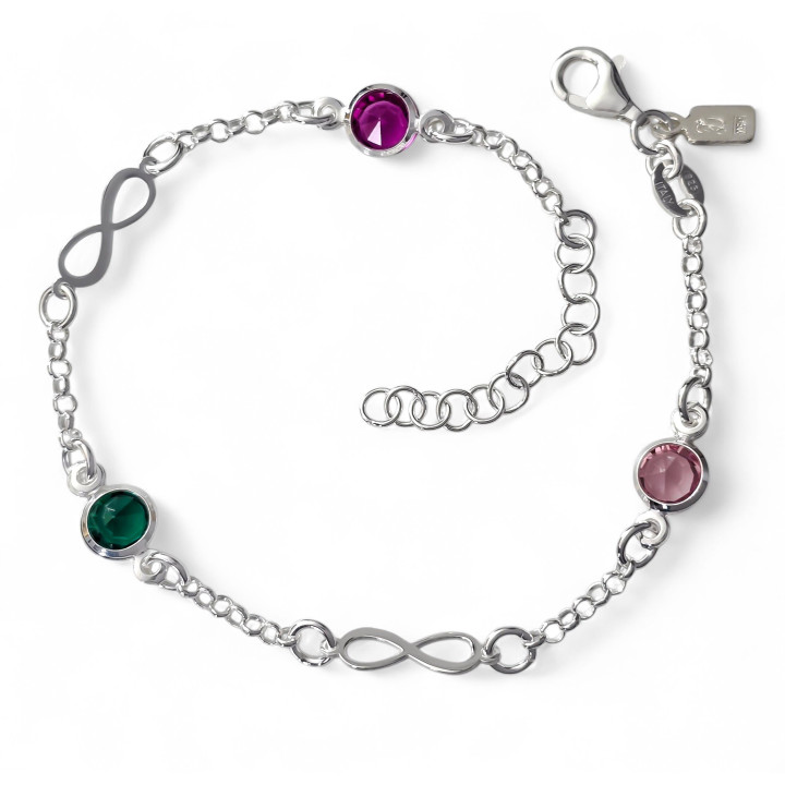 Pulsera circonita color...