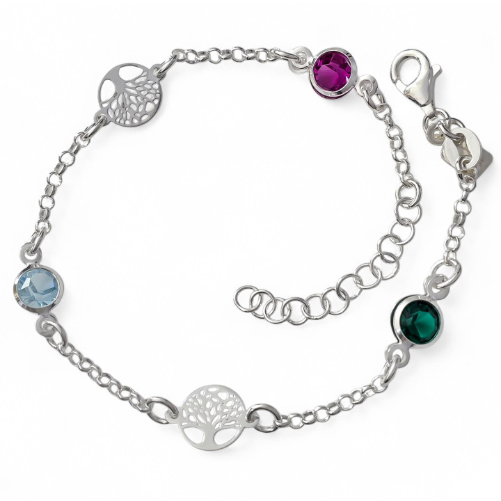 Pulsera circonita color...