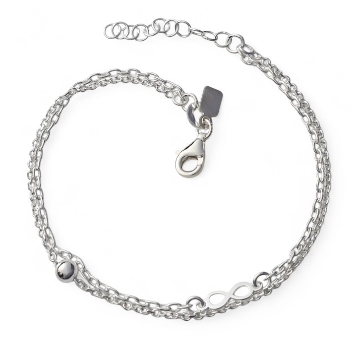 Pulsera doble cadena...