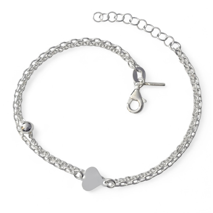Pulsera doble cadena...