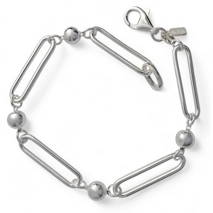 Pulsera asas huecas bolas